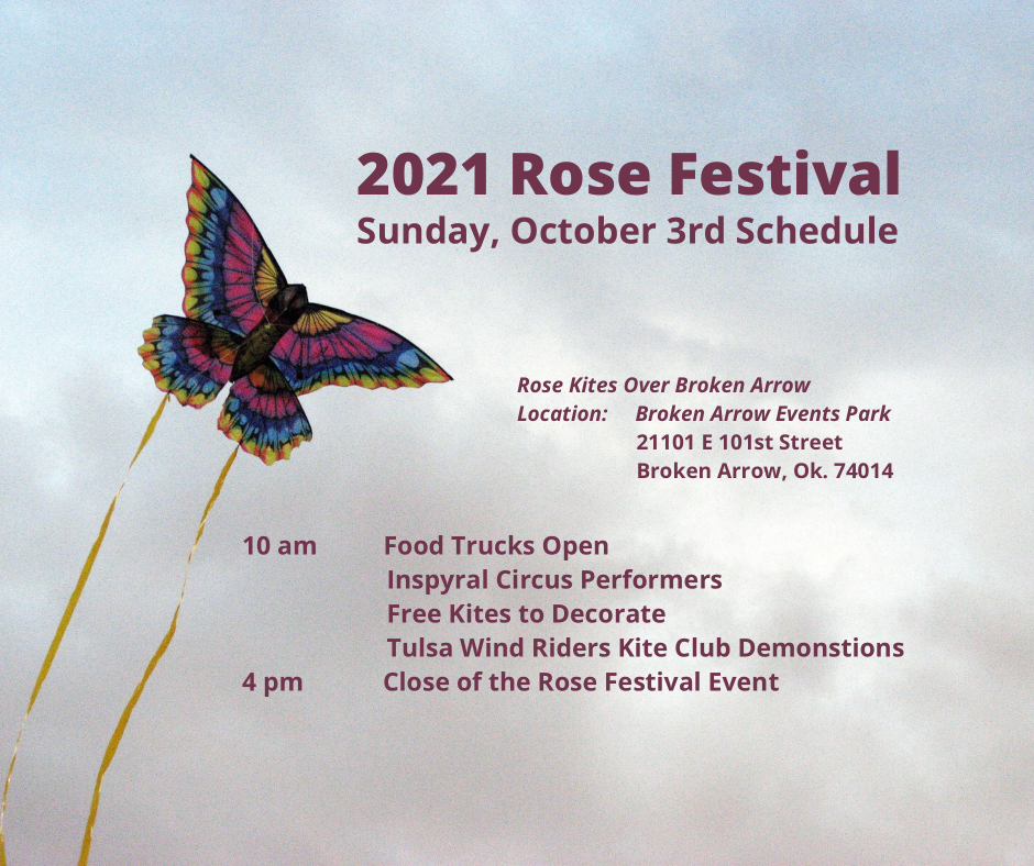 Rose Kites Over Broken Arrow Takes Flight Today!