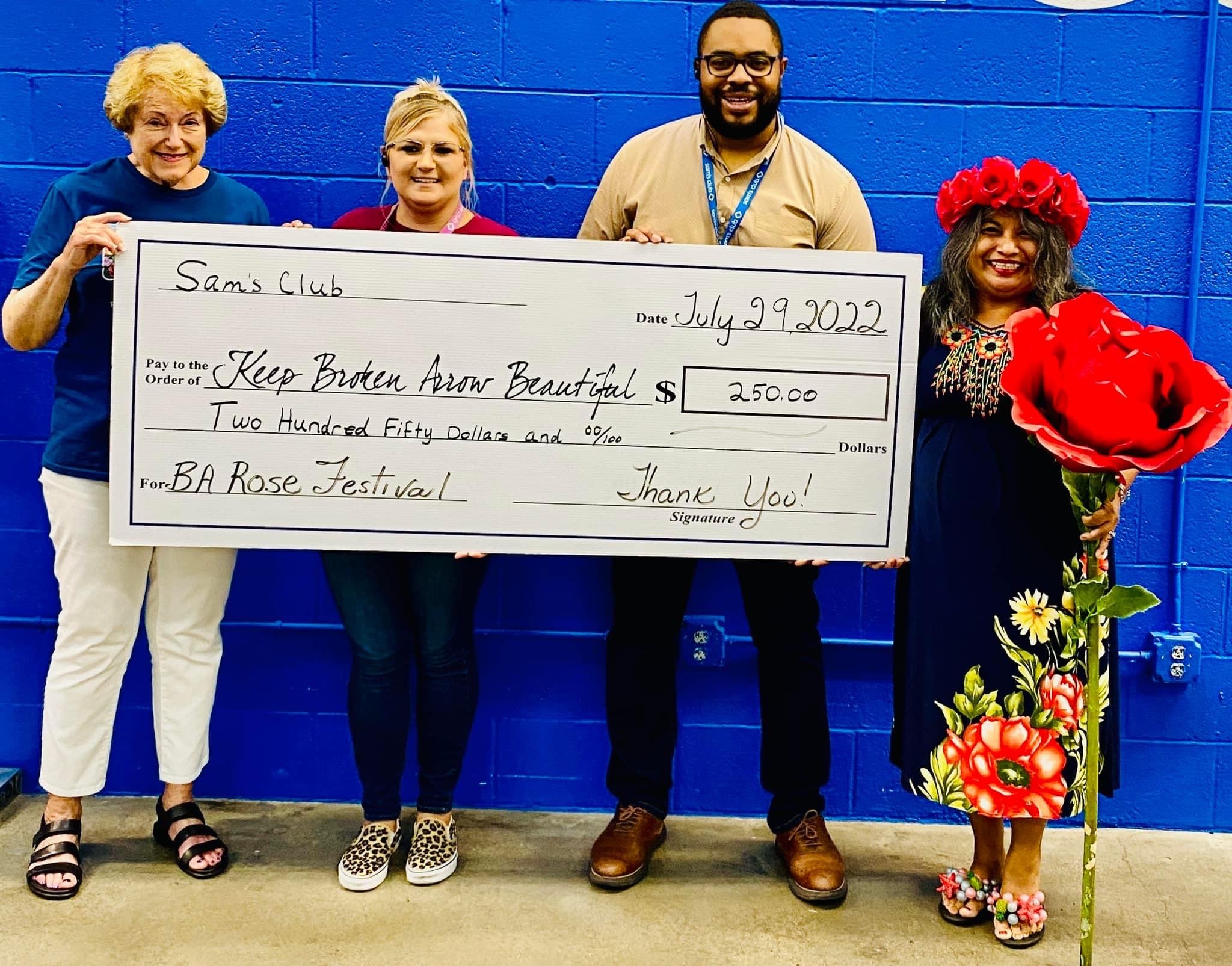 Thank You Sam’s Club for Being a 2022 Rose Festival Sponsor!