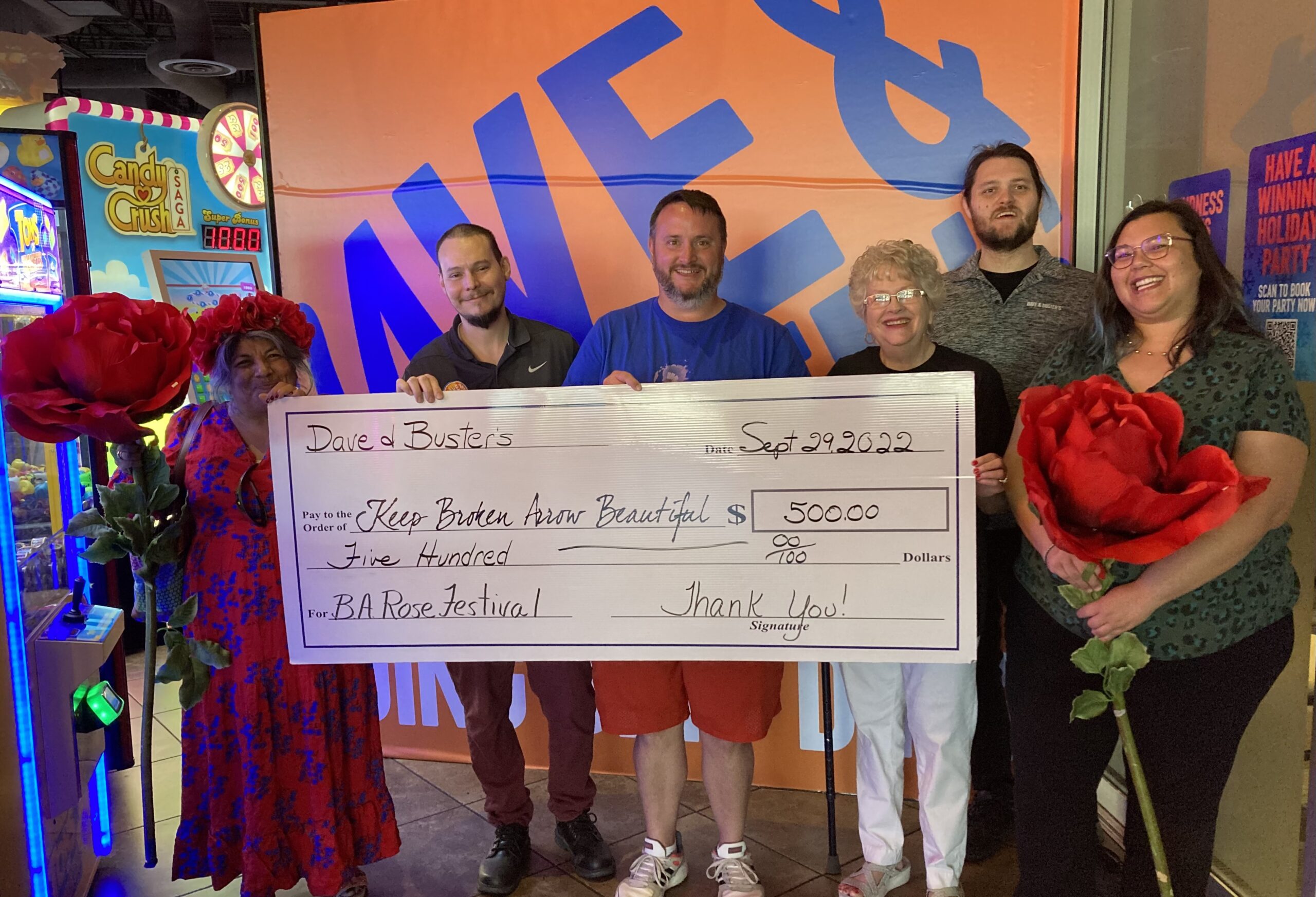 Thank You Dave & Buster’s for Being a 2022 Rose Festival Sponsor!