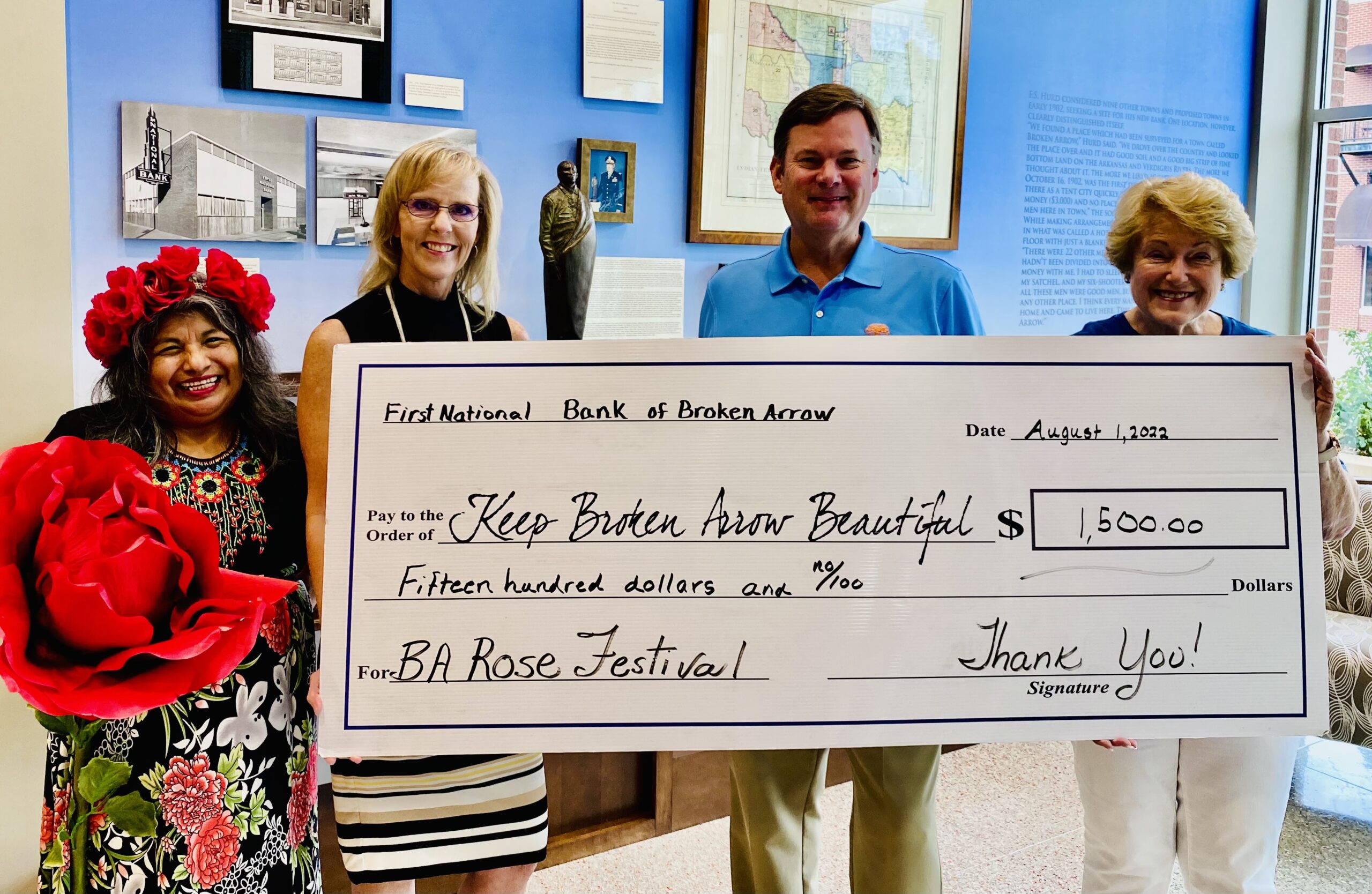 Thank You First National Bank for Being a 2022 Rose Festival Sponsor!