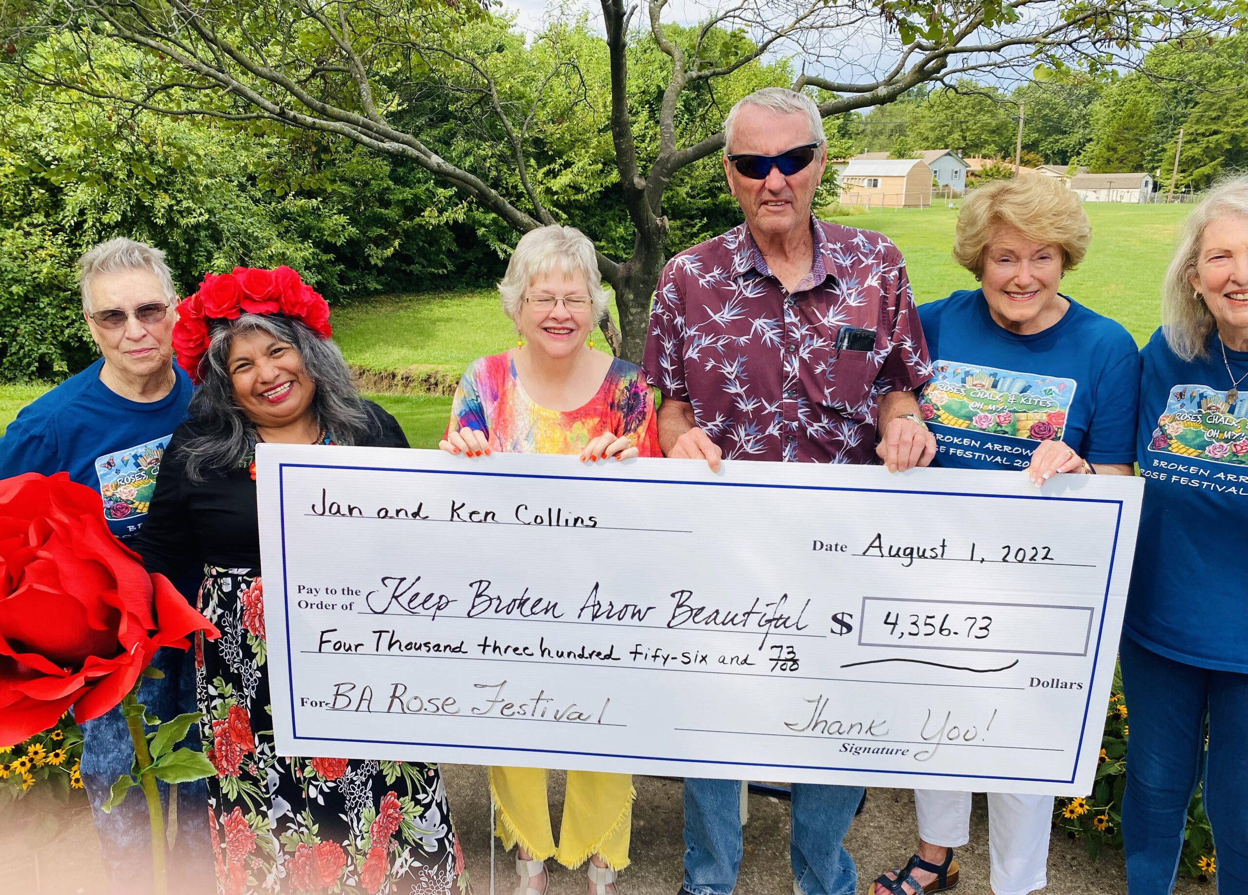 Thank You Jan and Ken Collins for Being a 2022 Rose Festival Sponsor!