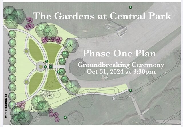 Come Out to the Ground Breaking of The Gardens At Central Park!!!!